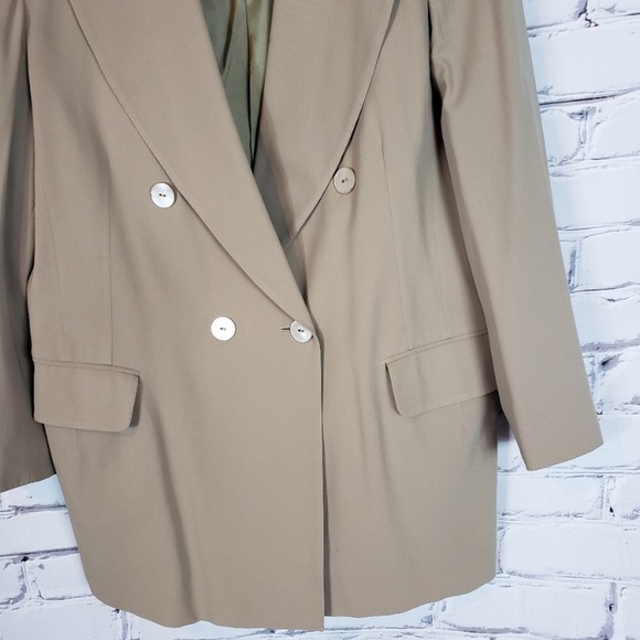 Authentic Max Mara Cream Wool Blazer - Picture 5 of 6